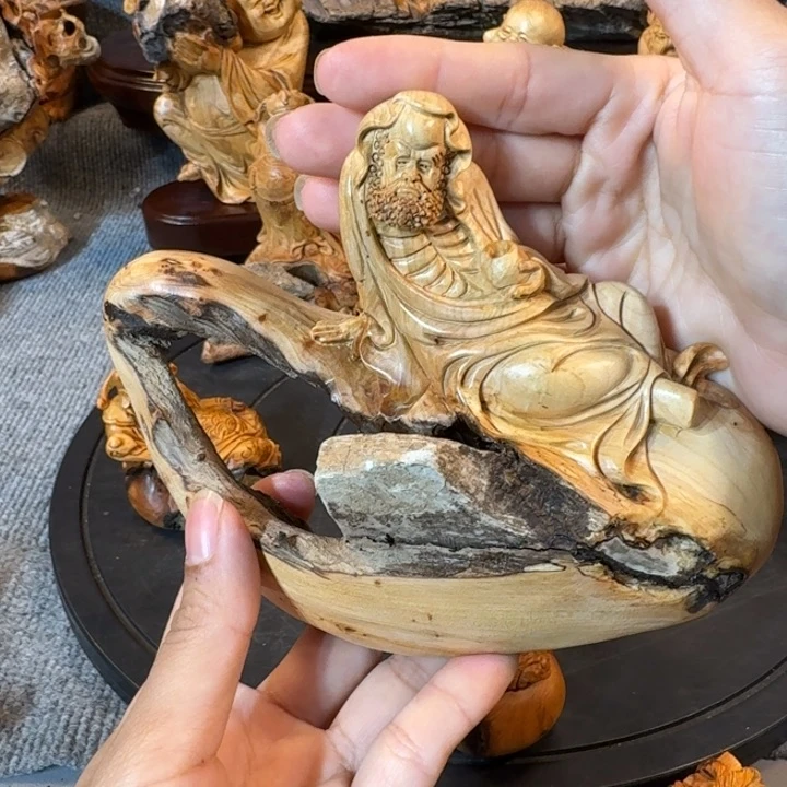 崖柏摆件手把件等