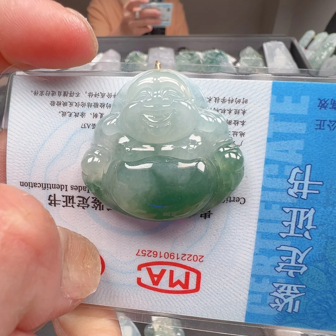 翡翠未镶嵌颈饰吊坠