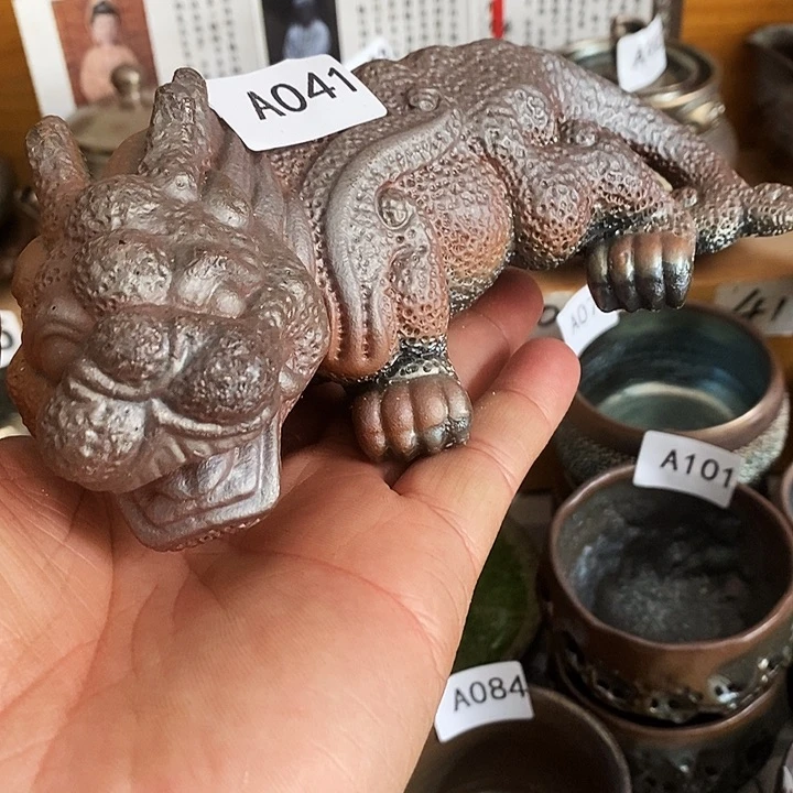 紫砂茶杯柴烧纯手工041