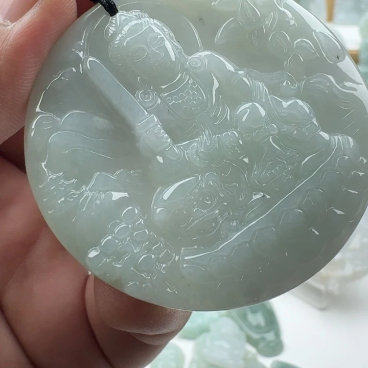 翡翠未镶嵌颈饰天然缅甸A货翡翠