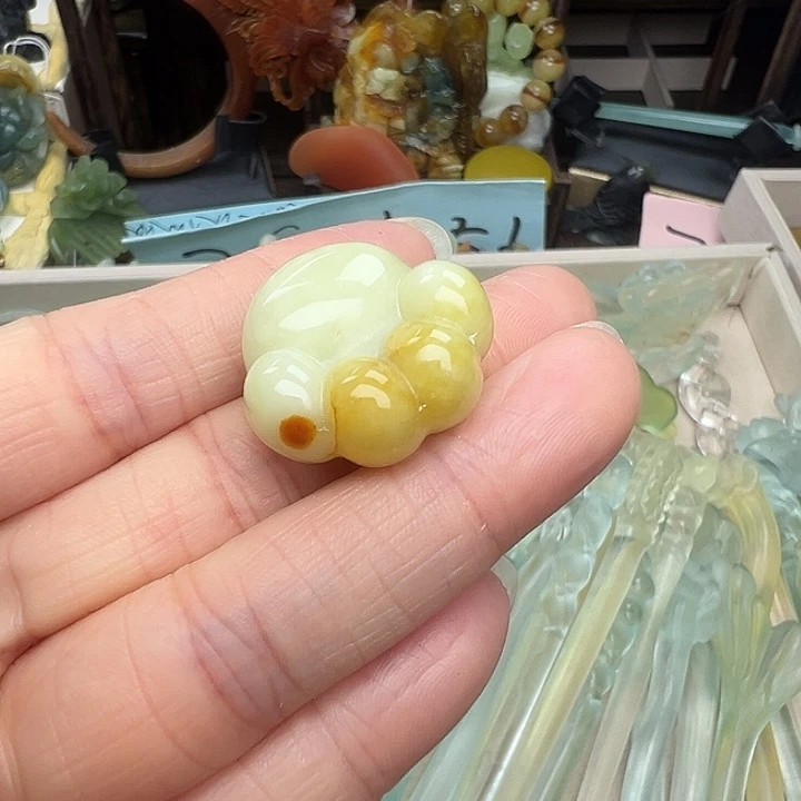 蛇纹石玉未镶嵌发簪