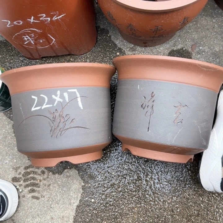 紫砂花盆特价清仓