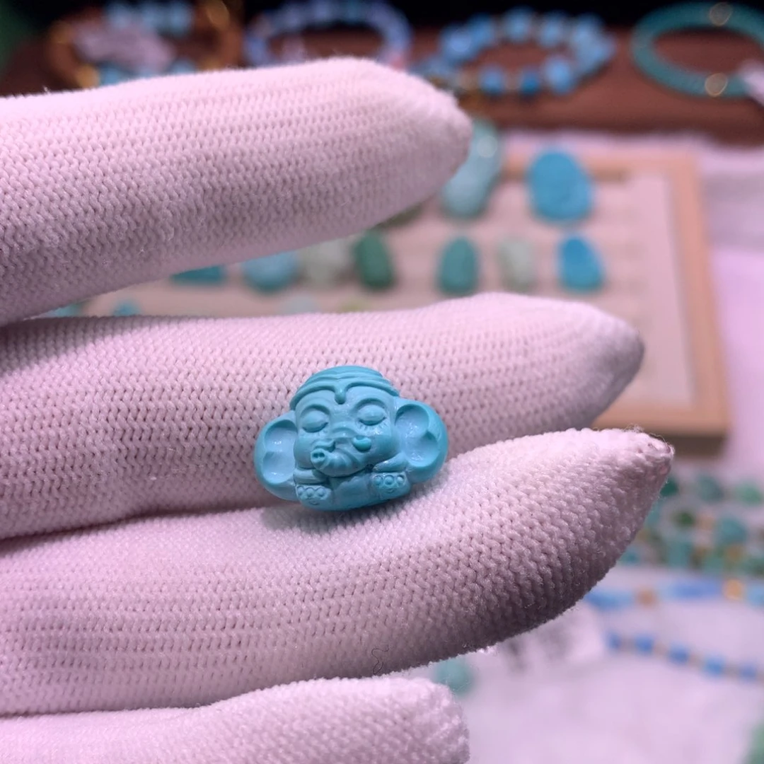 绿松石珠宝奇石未镶嵌