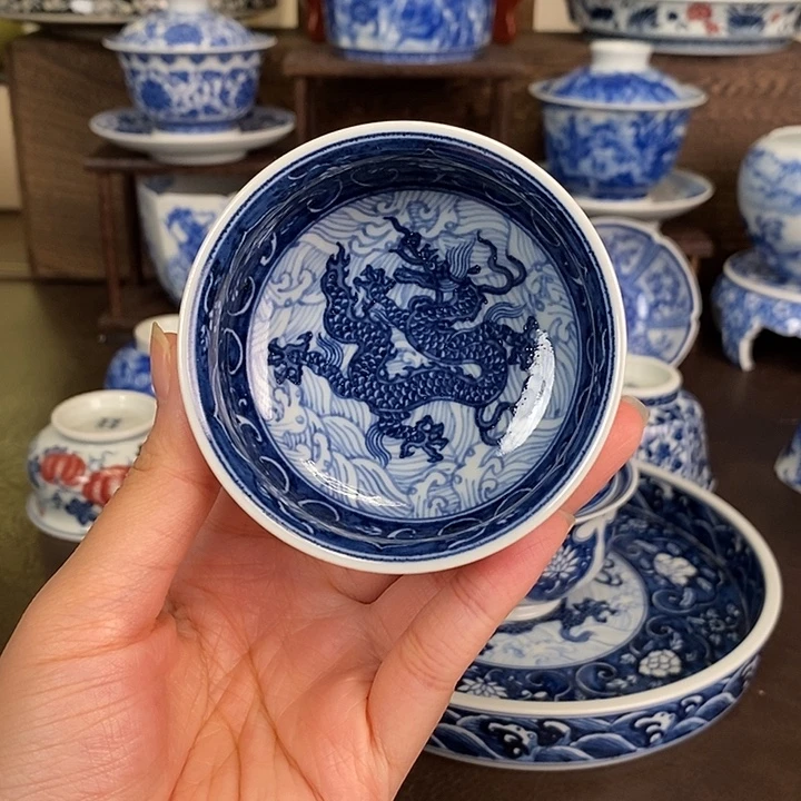 酒***号景德镇陶瓷手工手绘