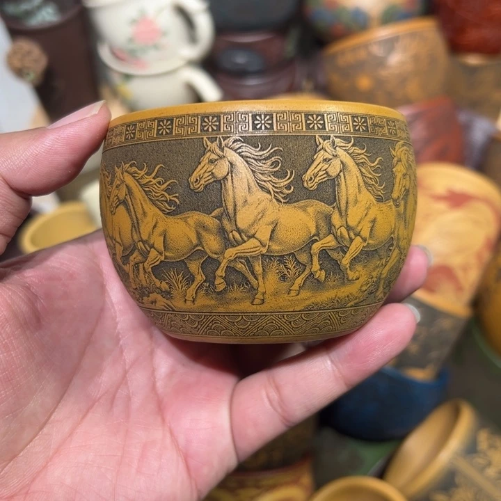 茶杯紫砂宜兴紫砂主人杯