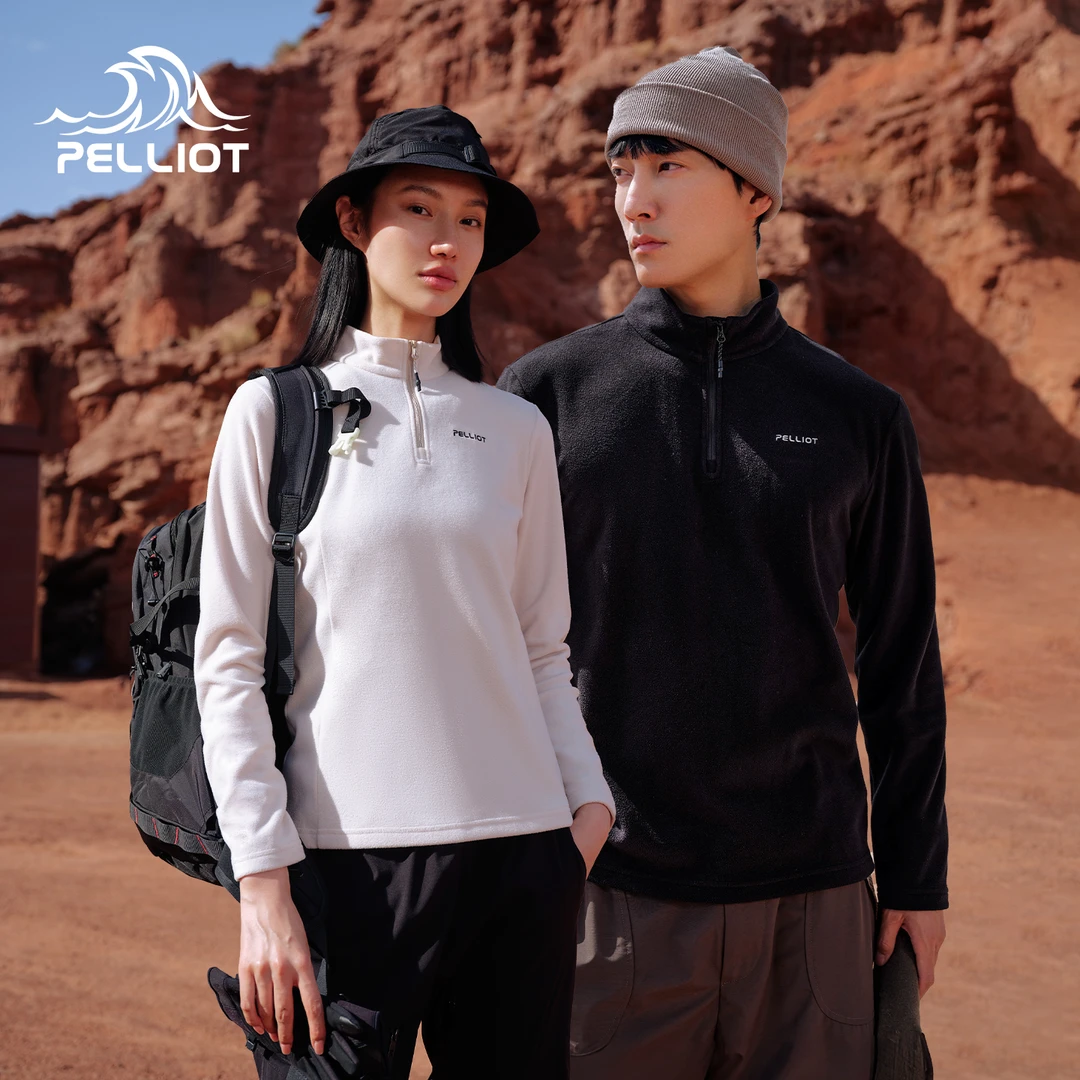 伯希和抓绒衣女秋冬户外男士新款冲锋衣内胆舒适保暖弹力打底衫