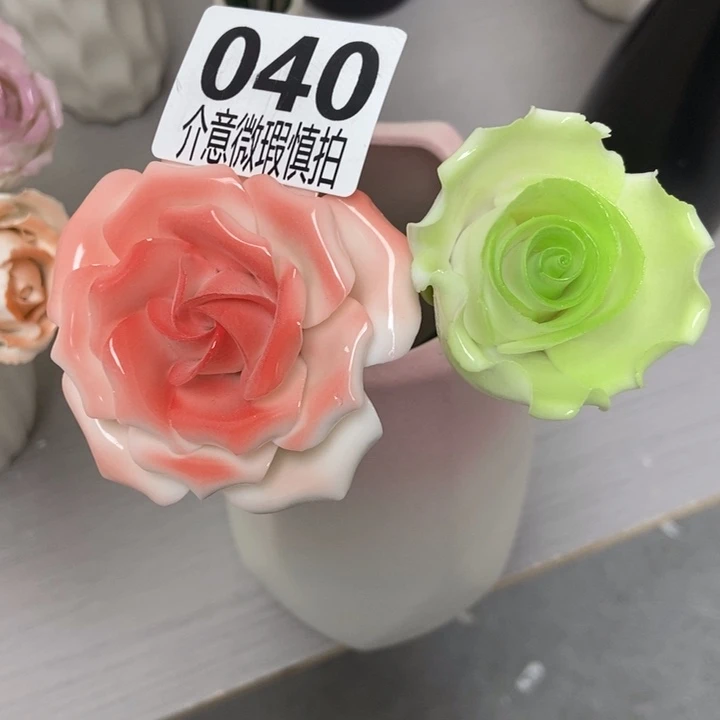 陶瓷手工制作陶瓷花