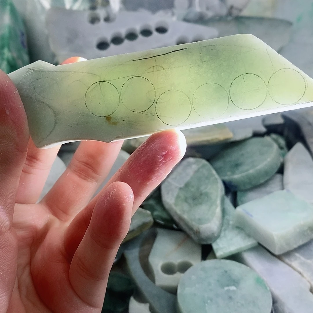 翡翠散珠天然缅甸翡翠a货60