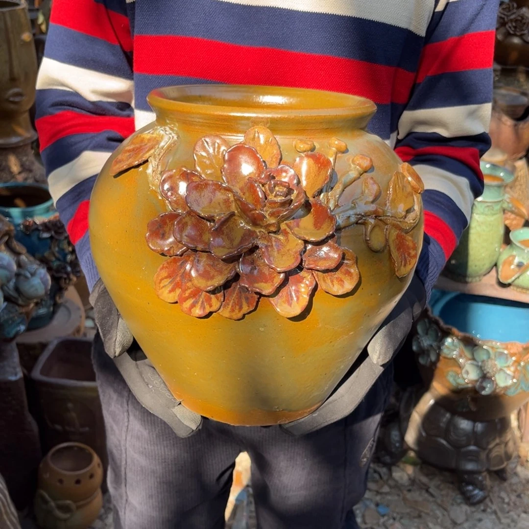 红陶高26口17有孔