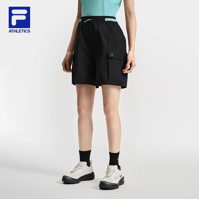 FILA斐乐正品女装五分裤时尚百搭宽松夏季休闲透气A11W527807F