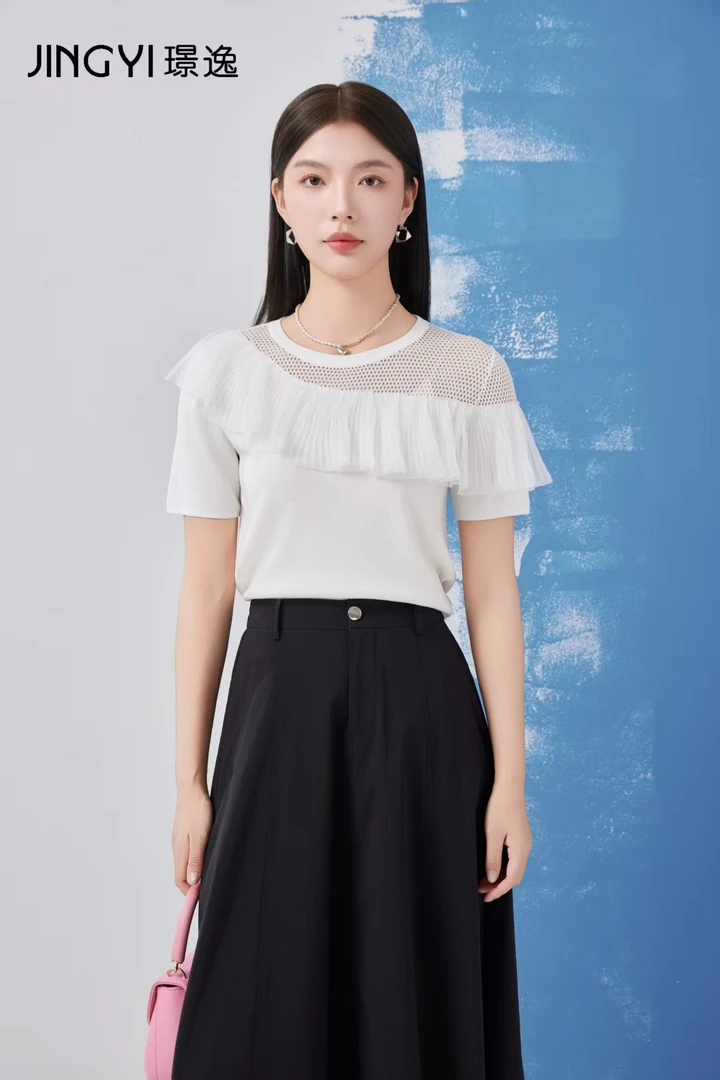 2025夏季新款短袖针织衫J52S1212