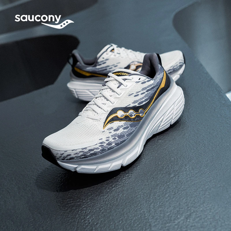 Saucony索康尼跑步鞋向导17稳定支撑跑鞋女鞋舒适透气运动鞋男鞋