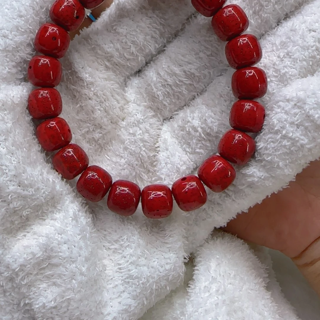 星月菩提手串28灭火朱供星月菩提1.0桶单圈