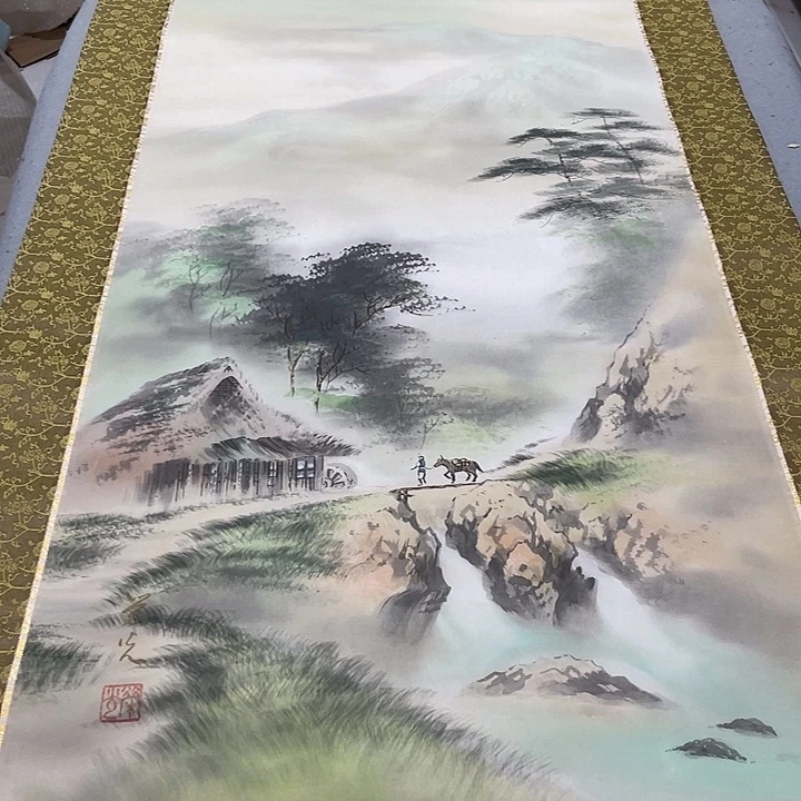 一***尘画面画画画画画绢本