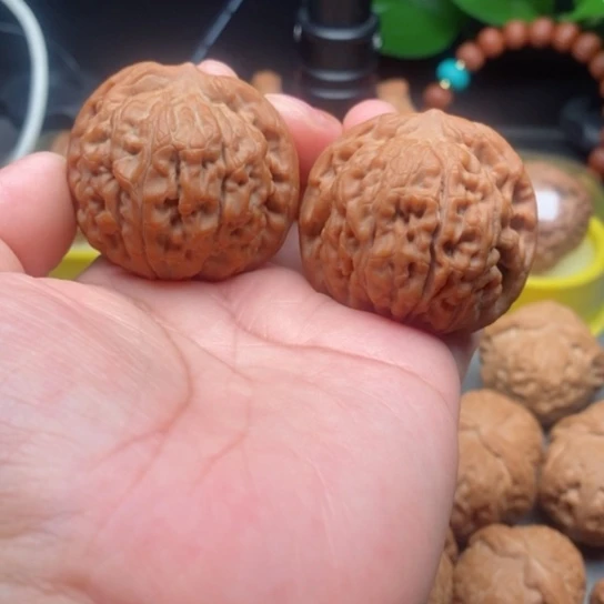 把件文玩核桃莲花