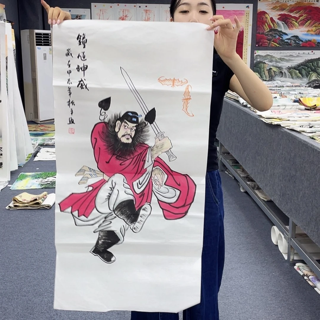 国画作品小姐姐放漏…