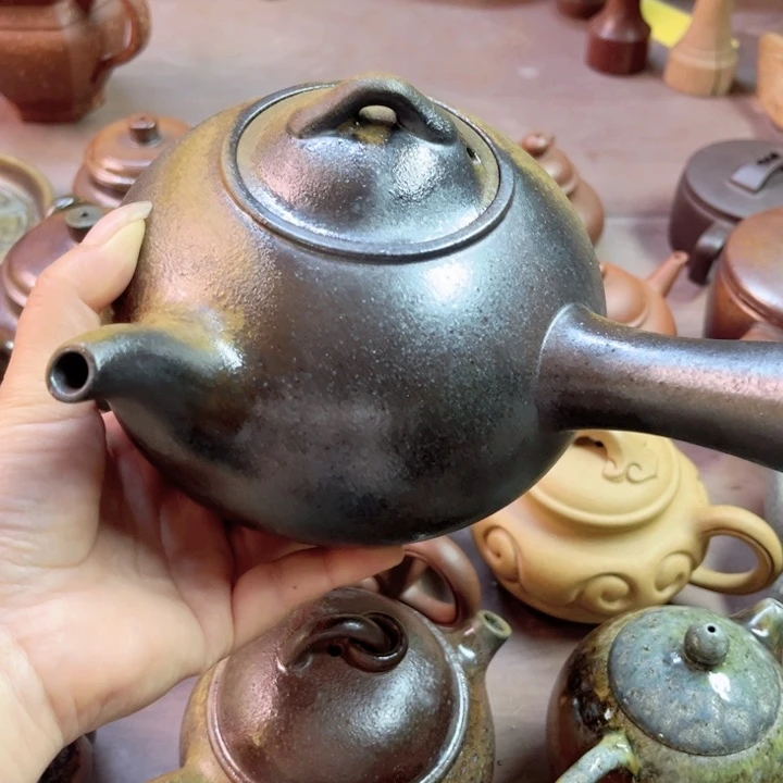 茶壶紫砂宜兴紫砂原矿泥料煮水壶800
