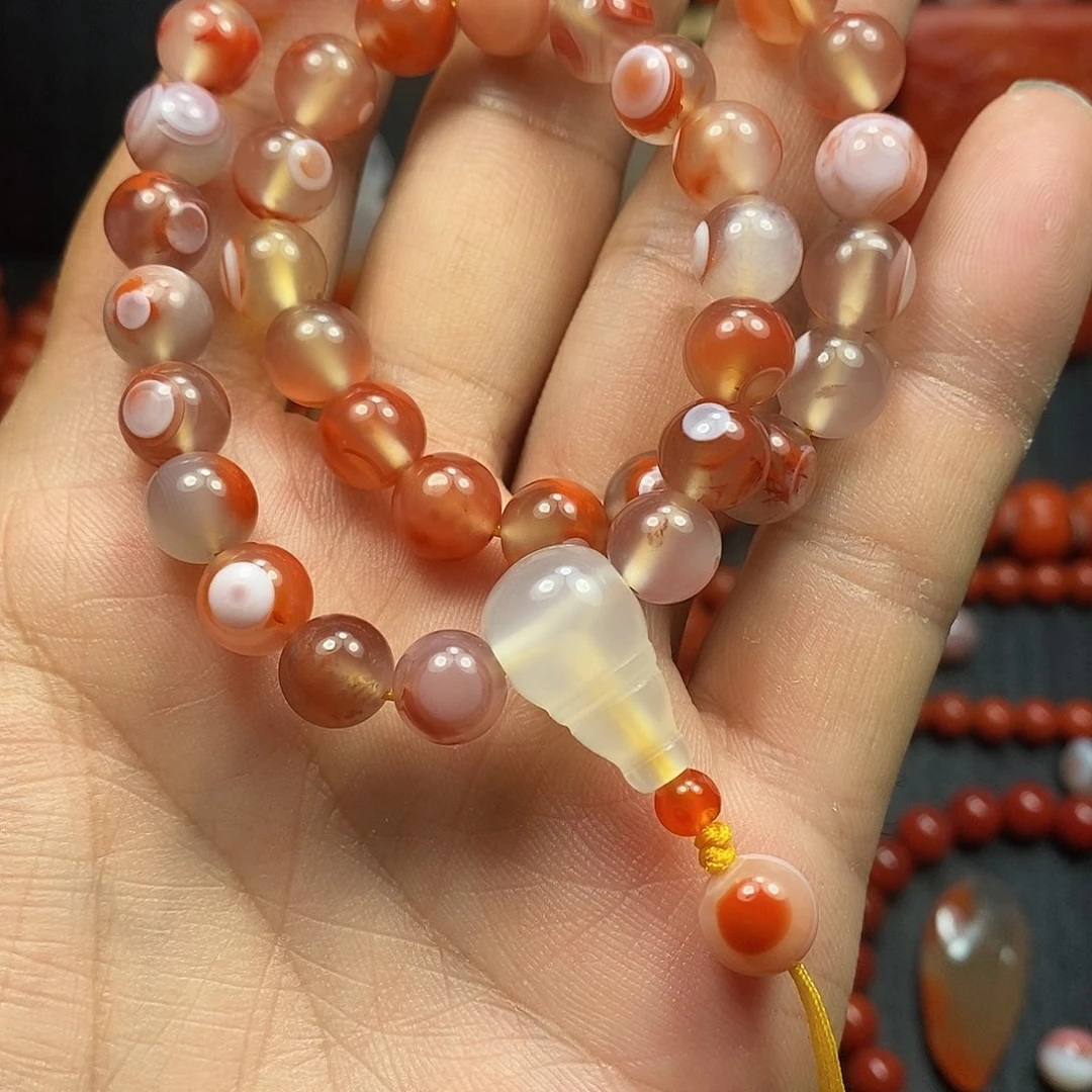 南红玛瑙串未镶嵌开****子