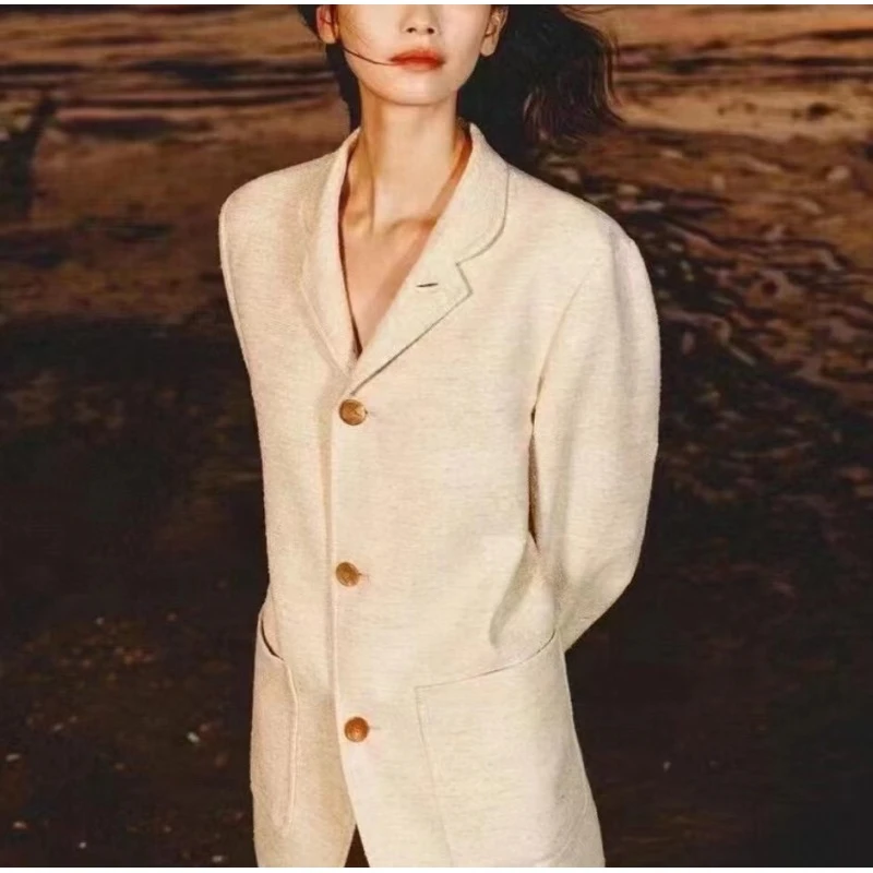 [LP] 新中式桑蚕丝亚麻肌理感外套4135