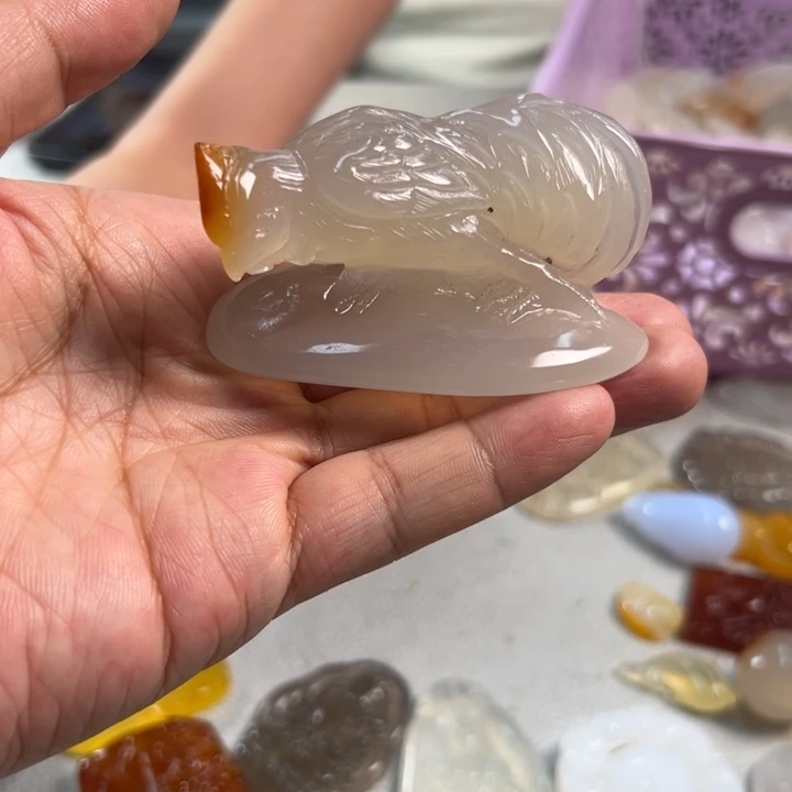 玛瑙/玉髓吊坠(不含链)未镶嵌