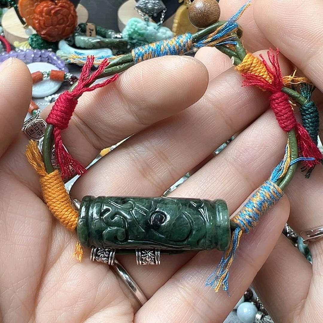 翡翠戒指未镶嵌炸