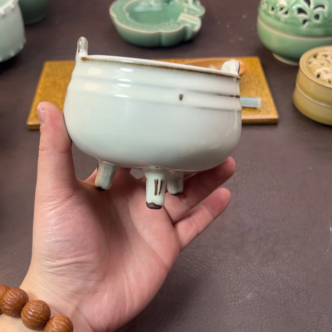 青瓷茶器青瓷茶器微瑕