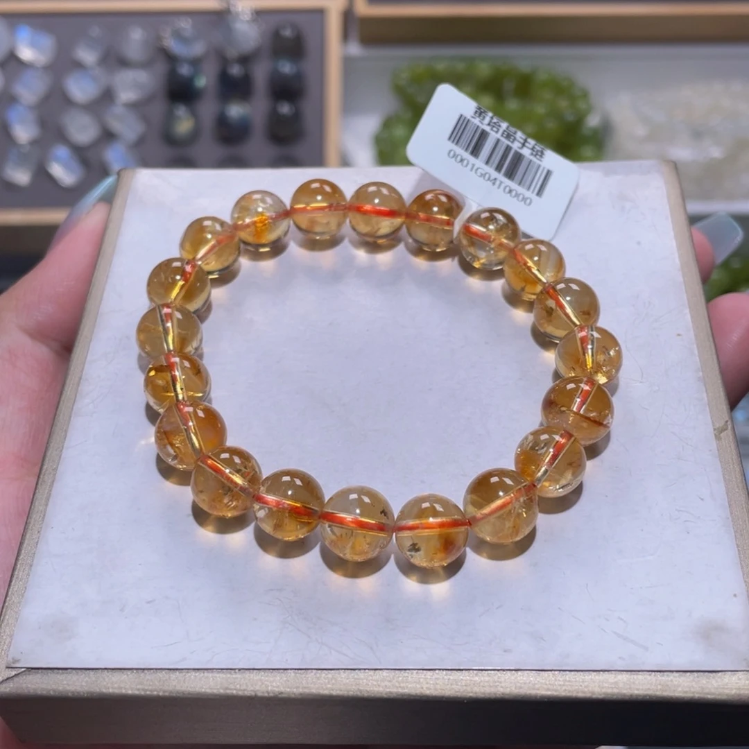 水晶手链未镶嵌黄塔晶手链9.7mm