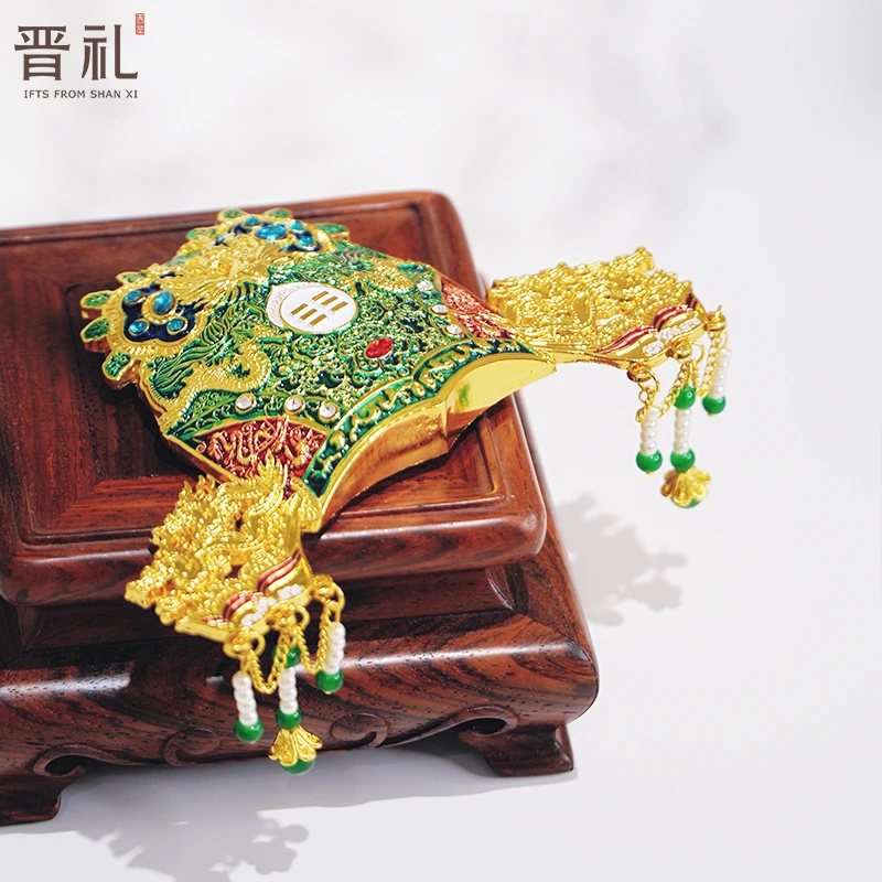 晋礼山西文创永乐宫西王母头冠冰箱贴