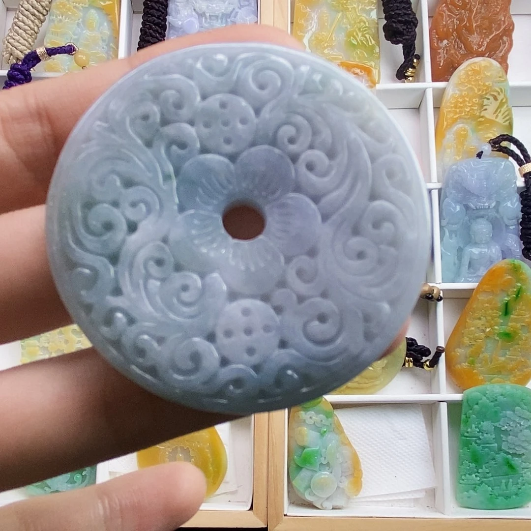 颈饰未镶嵌翡翠翡翠