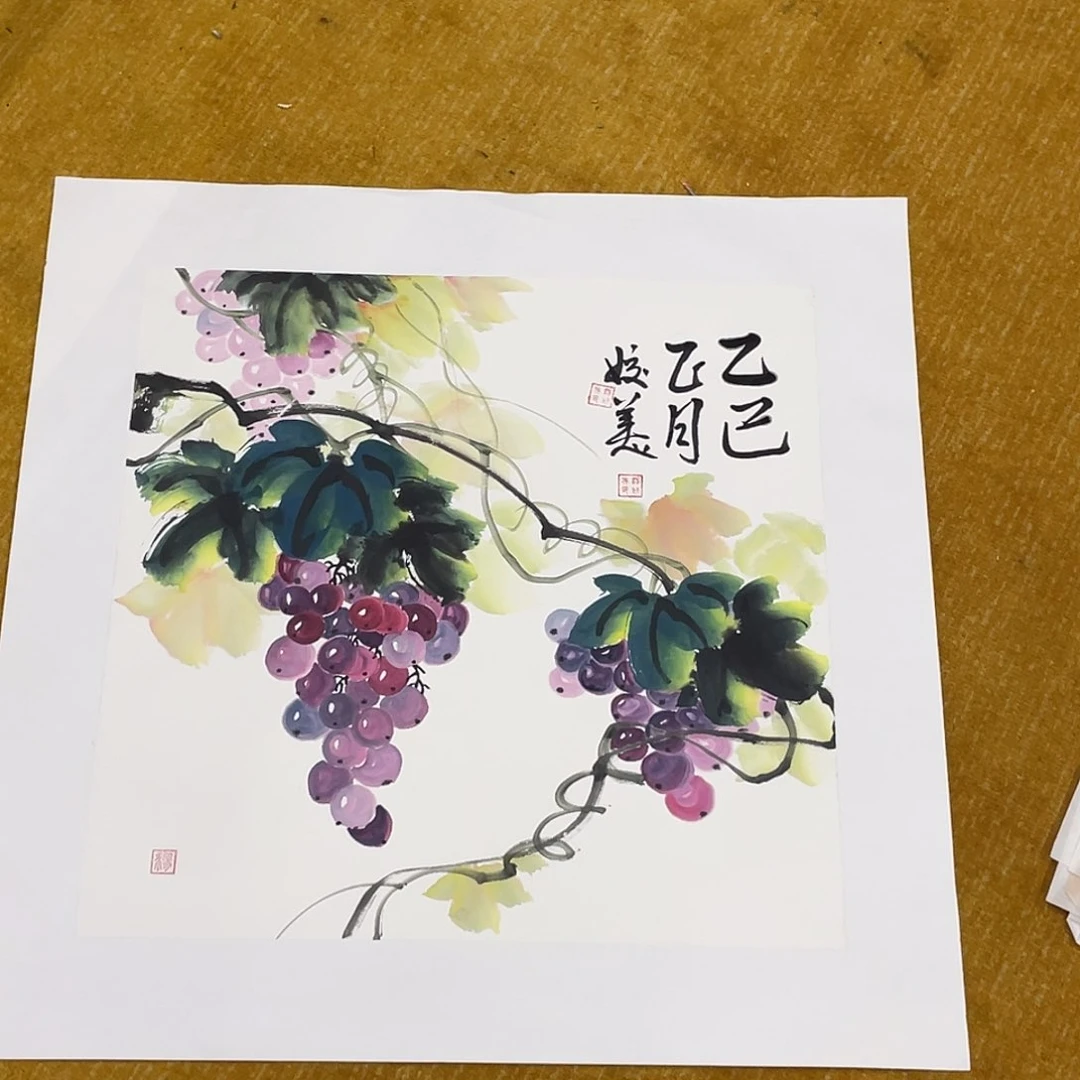 国画山***去绘画作品娇美老师66666
