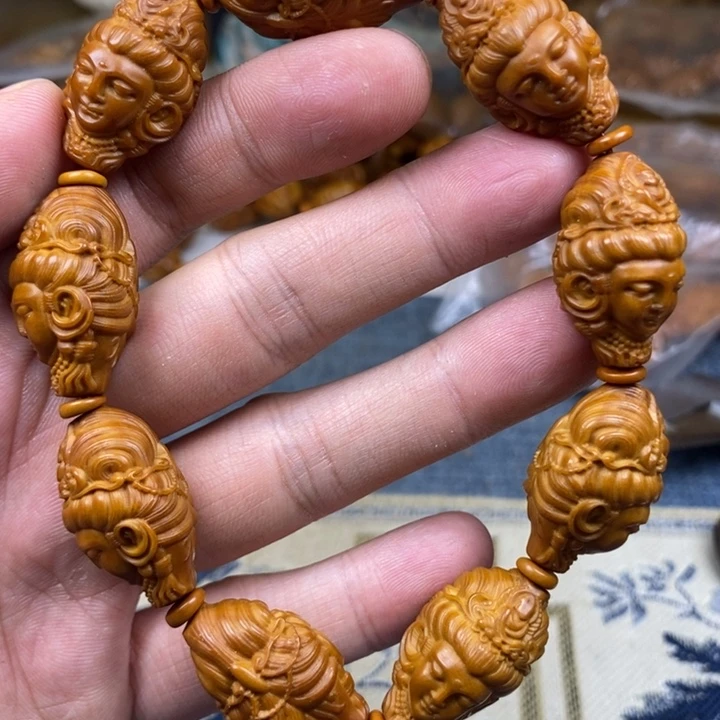 橄榄核手串/手链橄榄核雕工艺手串