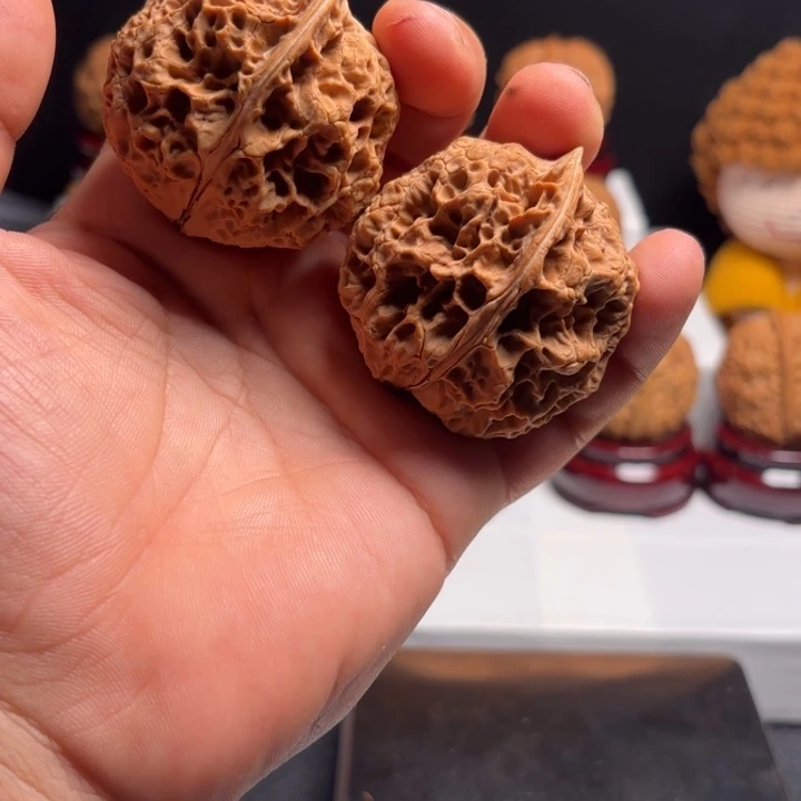 核桃把件45mm 龙鳞王 克重 68