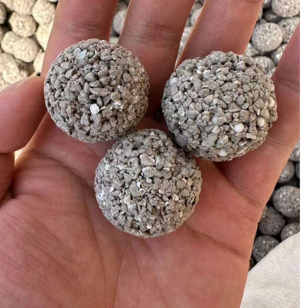 瑕疵二代轻质原矿球鱼缸底滤周转箱滤材