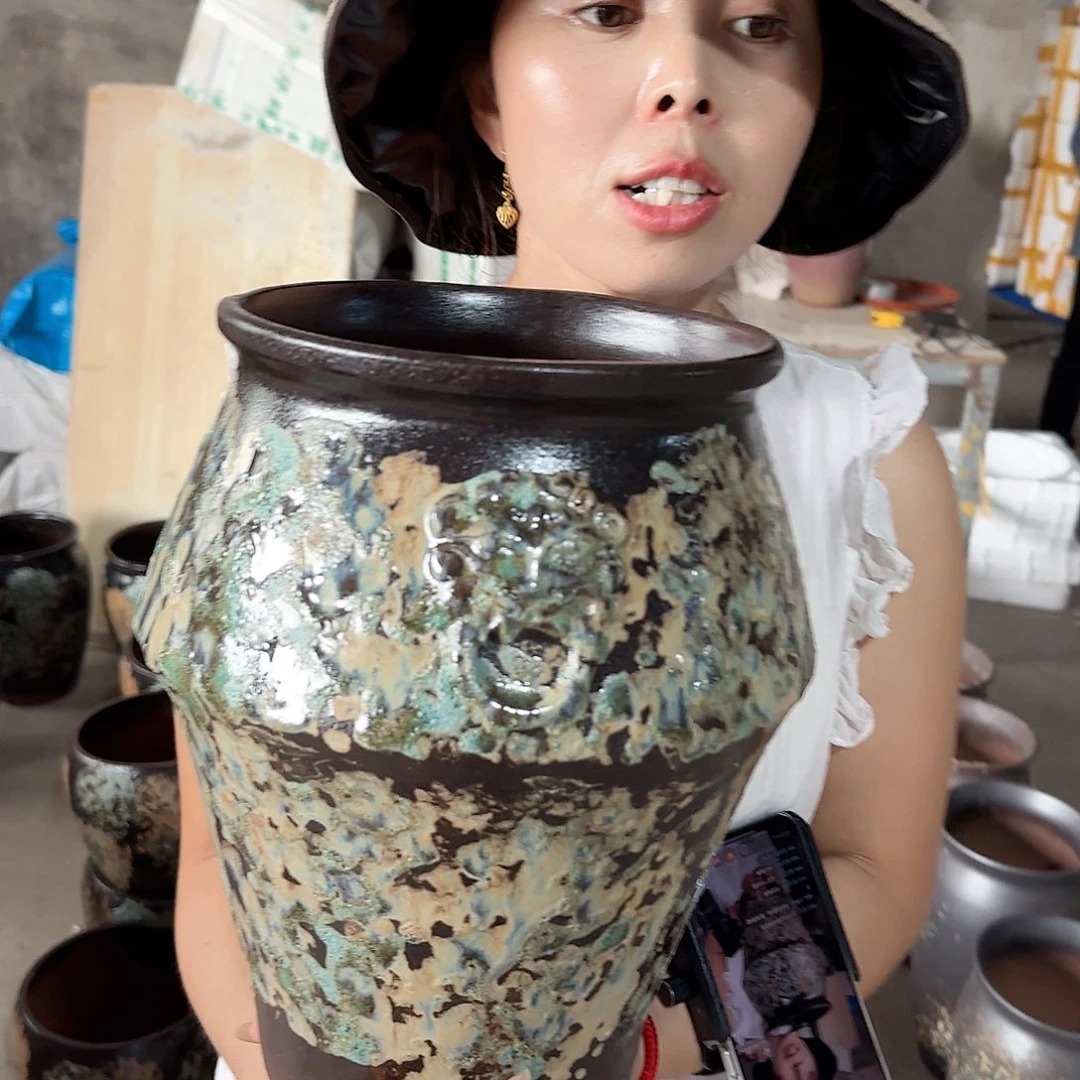 紫砂花盆王嫂花盆1007-146高30口20