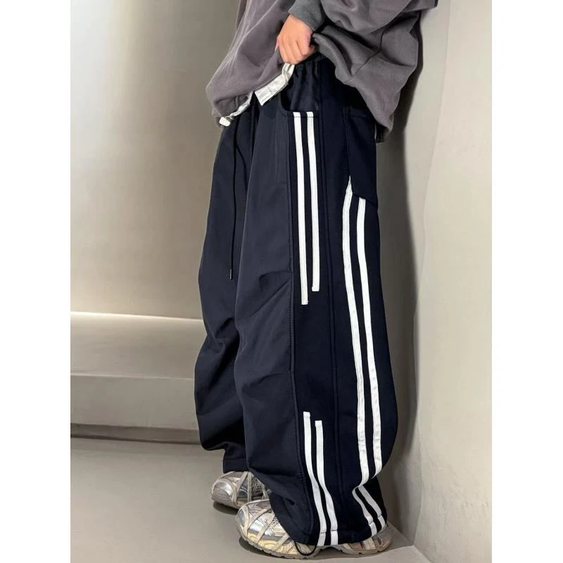 吾2025【Y】11月3日 加绒男童女童黑色拉条工装裤5863-