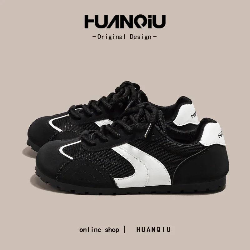 环球网面透气明星同款德训鞋女款2025新款爆款网红休闲板鞋HC6926