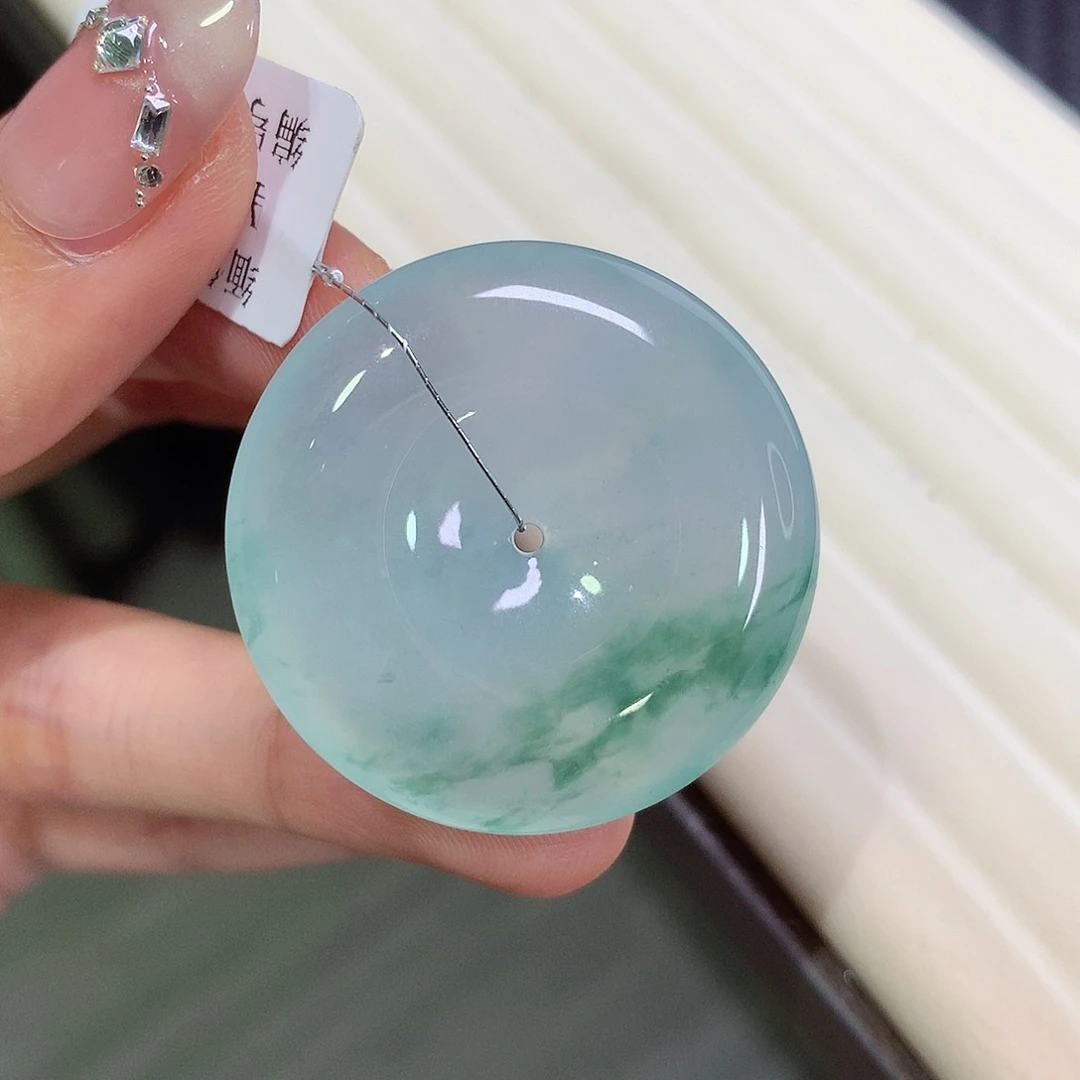 翡翠未镶嵌颈饰33.8-7