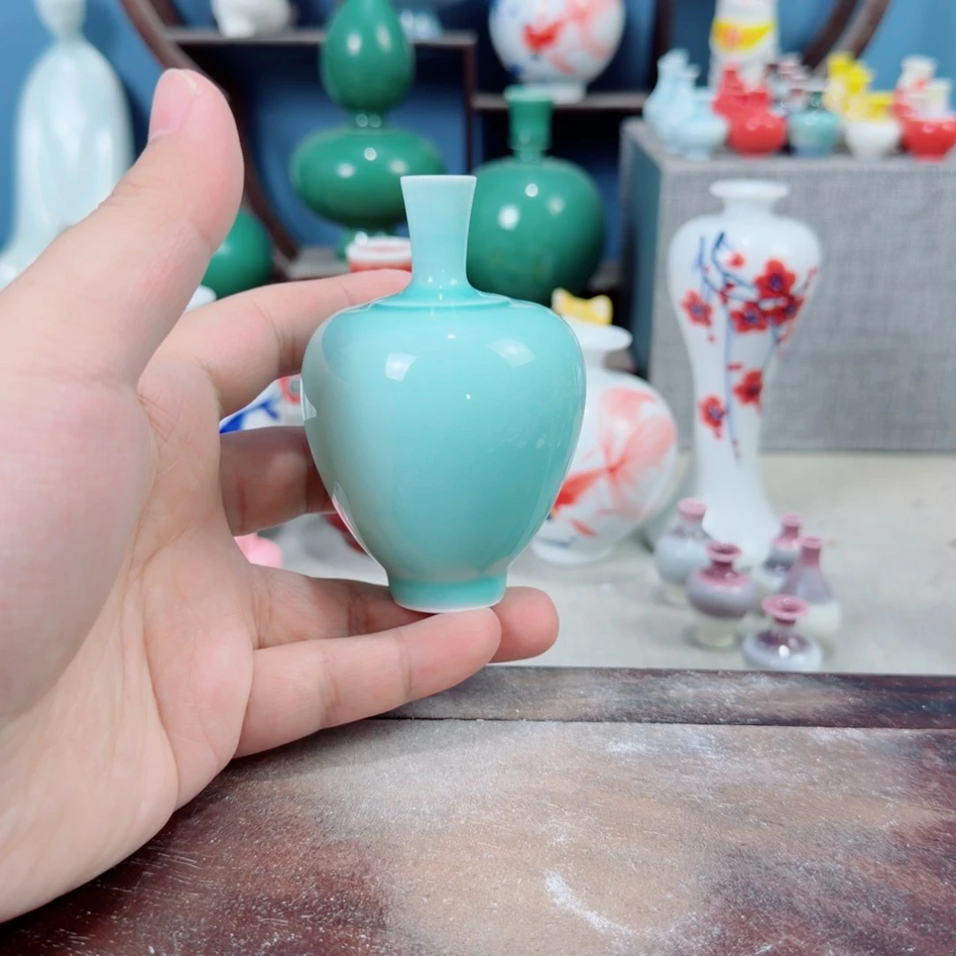 陶瓷手工小花器摆件