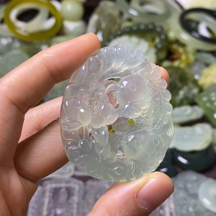 岫玉岫玉挂件未镶嵌