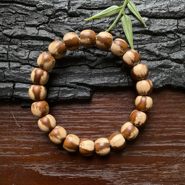 紫金鼠花皮实心手串 11+大尺寸西瓜纹火焰纹 一物一图