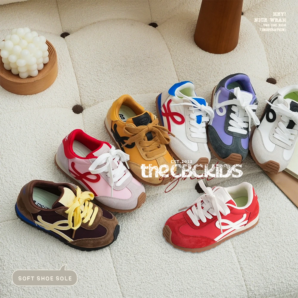 亲子款韩系阿甘鞋男女宝儿童鞋春季百搭魔术贴童鞋透气软底运动鞋