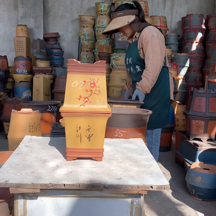 紫砂花盆紫砂艺术