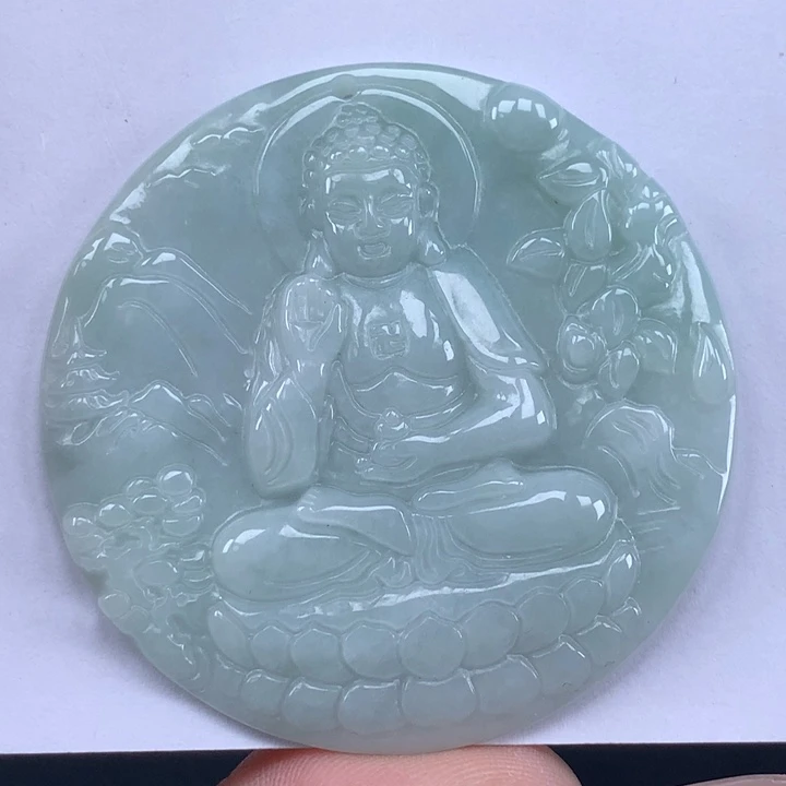 颈饰未镶嵌翡翠阿弥陀佛