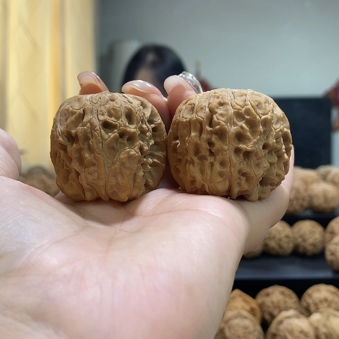 把件文玩核桃41门墩有修