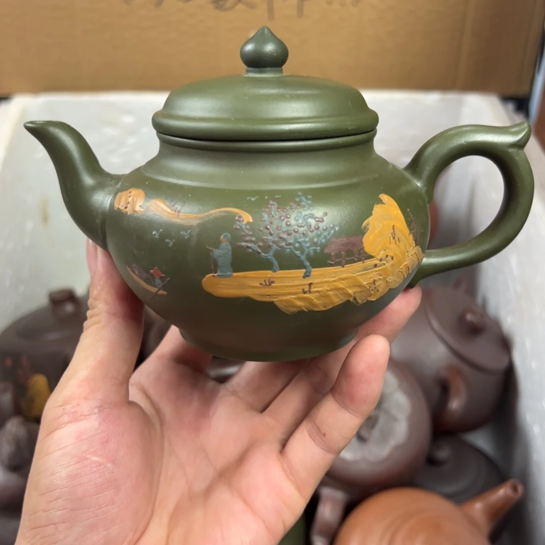 茶壶紫砂宜兴原矿紫砂壶300毫升容量