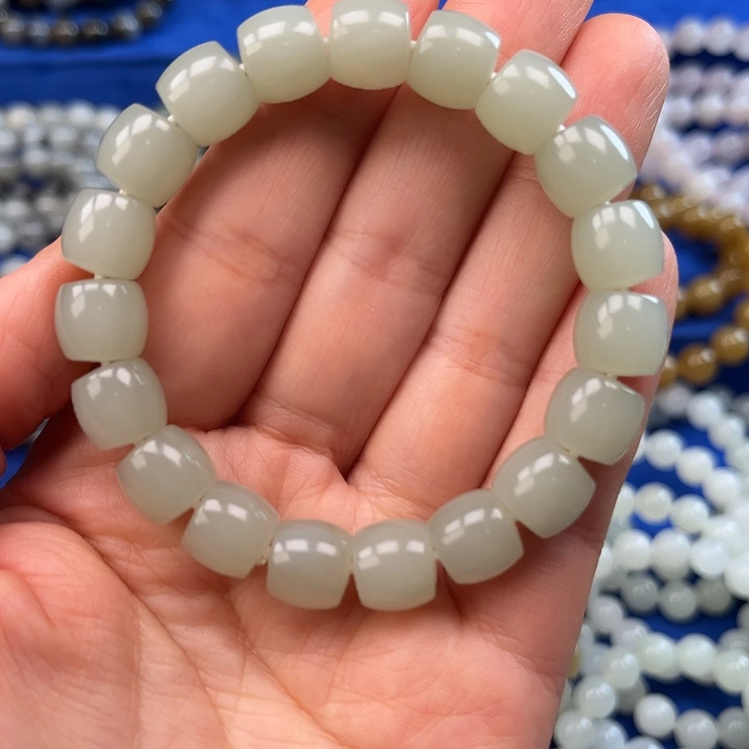 和田玉未镶嵌手链