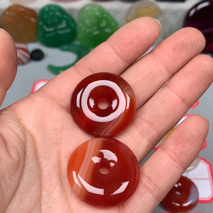 尼***花玛瑙/玉髓未镶嵌颈饰