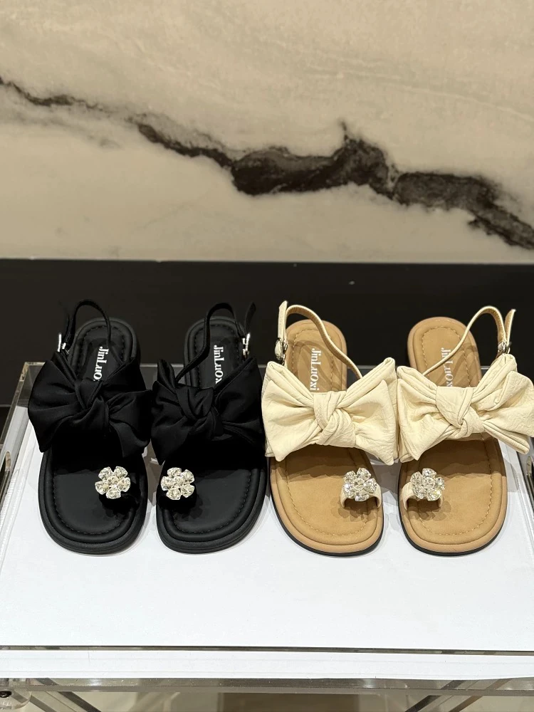 【孟孟推荐】a052，水钻夹趾凉鞋96-7285