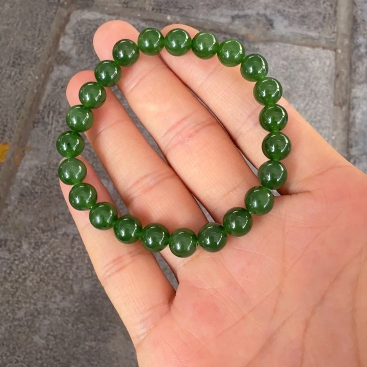 手链未镶嵌和田玉（碧玉）