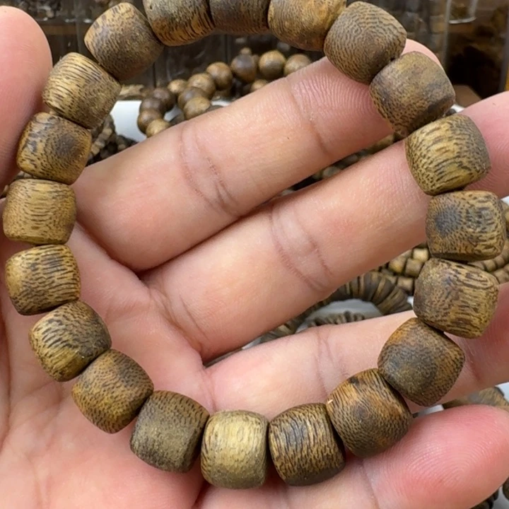 手串沉香金沙叶手串8克